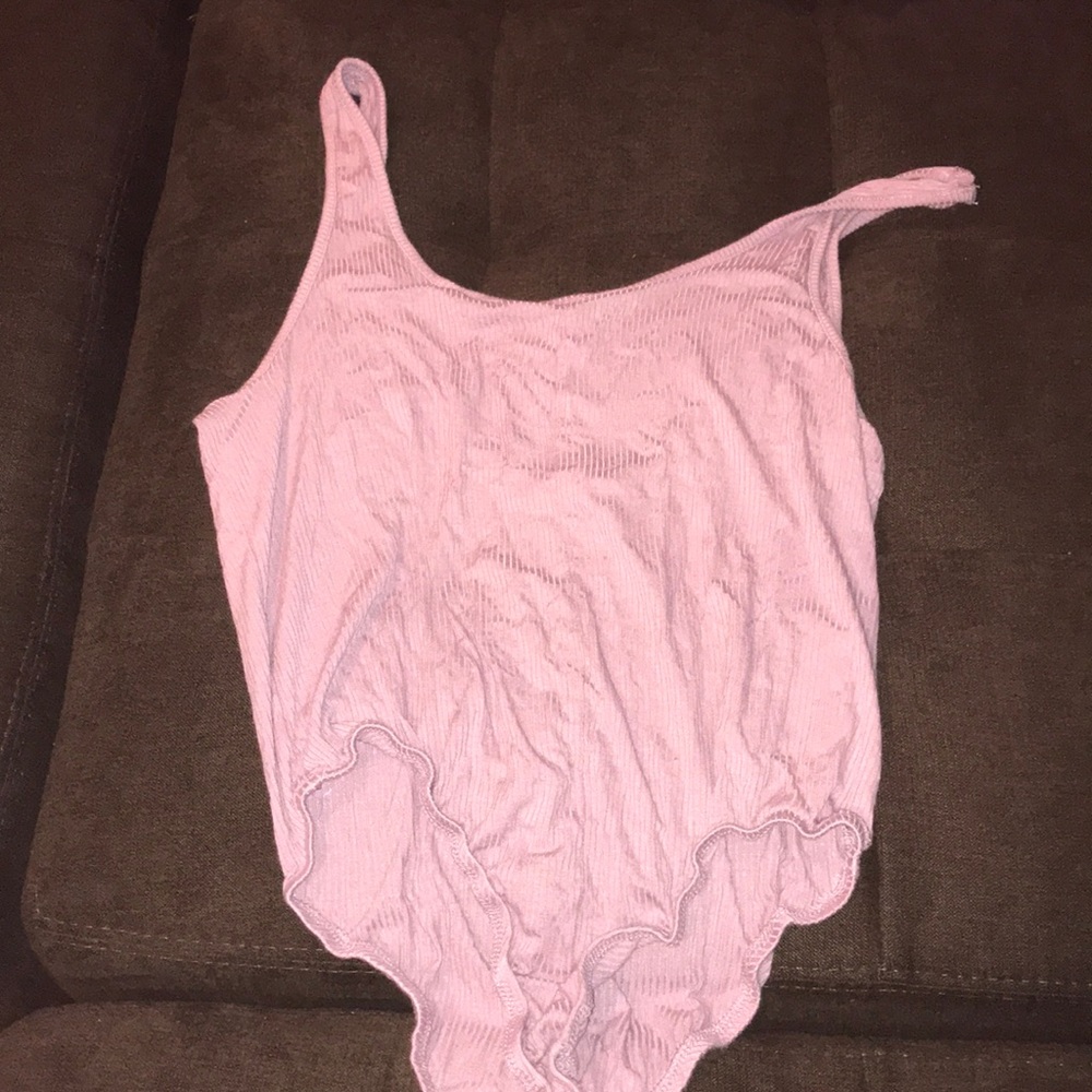 purple tank bodysuit